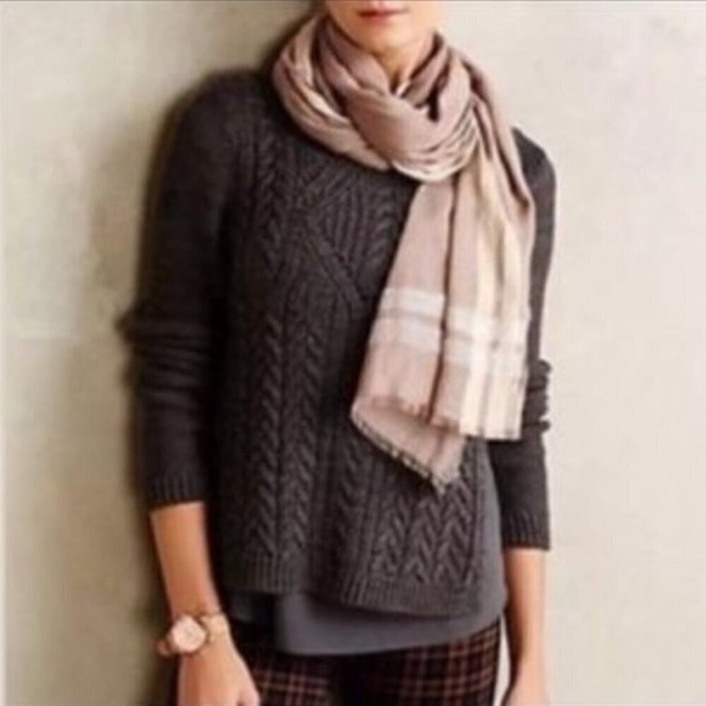 Anthropologie Moth Layered Shirt Sweater